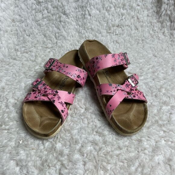 Birkenstock Papillio Flower Pink Nepal Sandals Size 38 US 7-7.5 - Picture 2 of 10